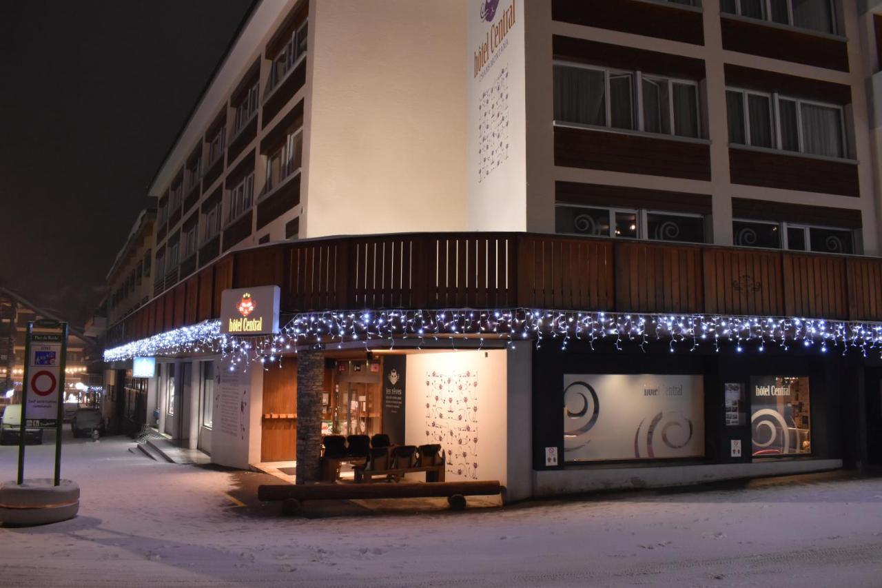 Hotel Central, Spa & Lounge Bar Кран-Монтана Экстерьер фото