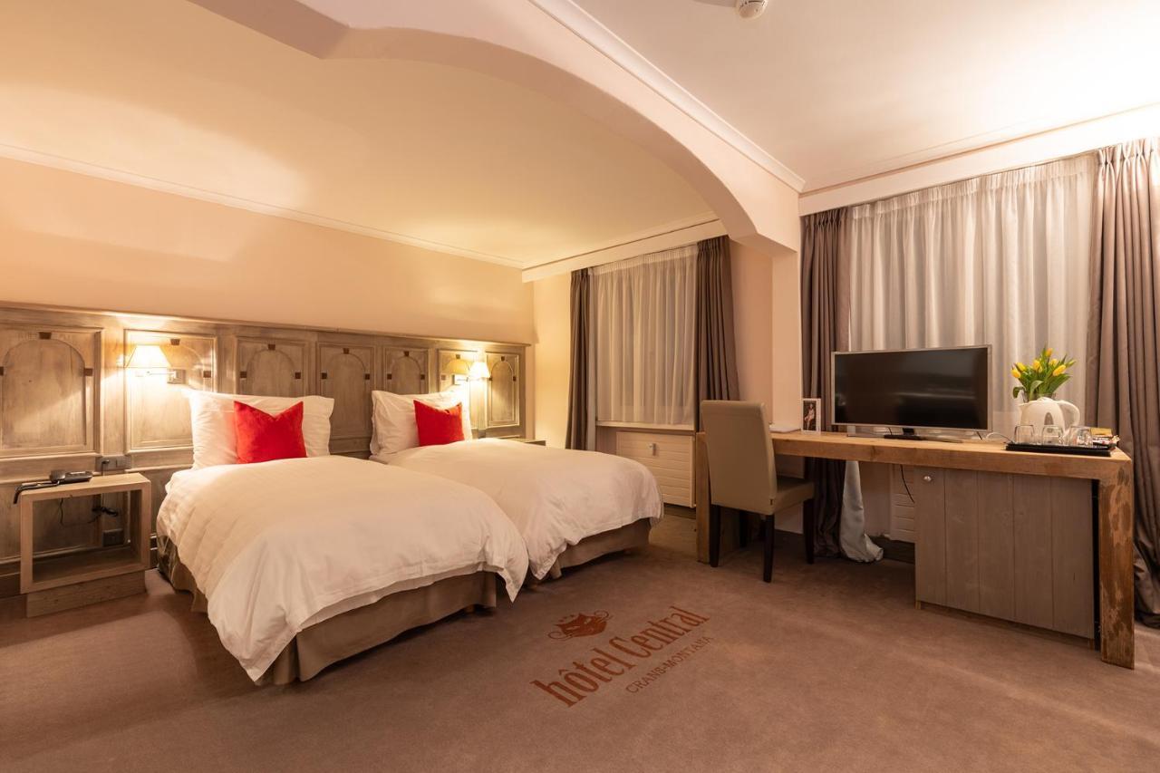 Hotel Central, Spa & Lounge Bar Кран-Монтана Экстерьер фото