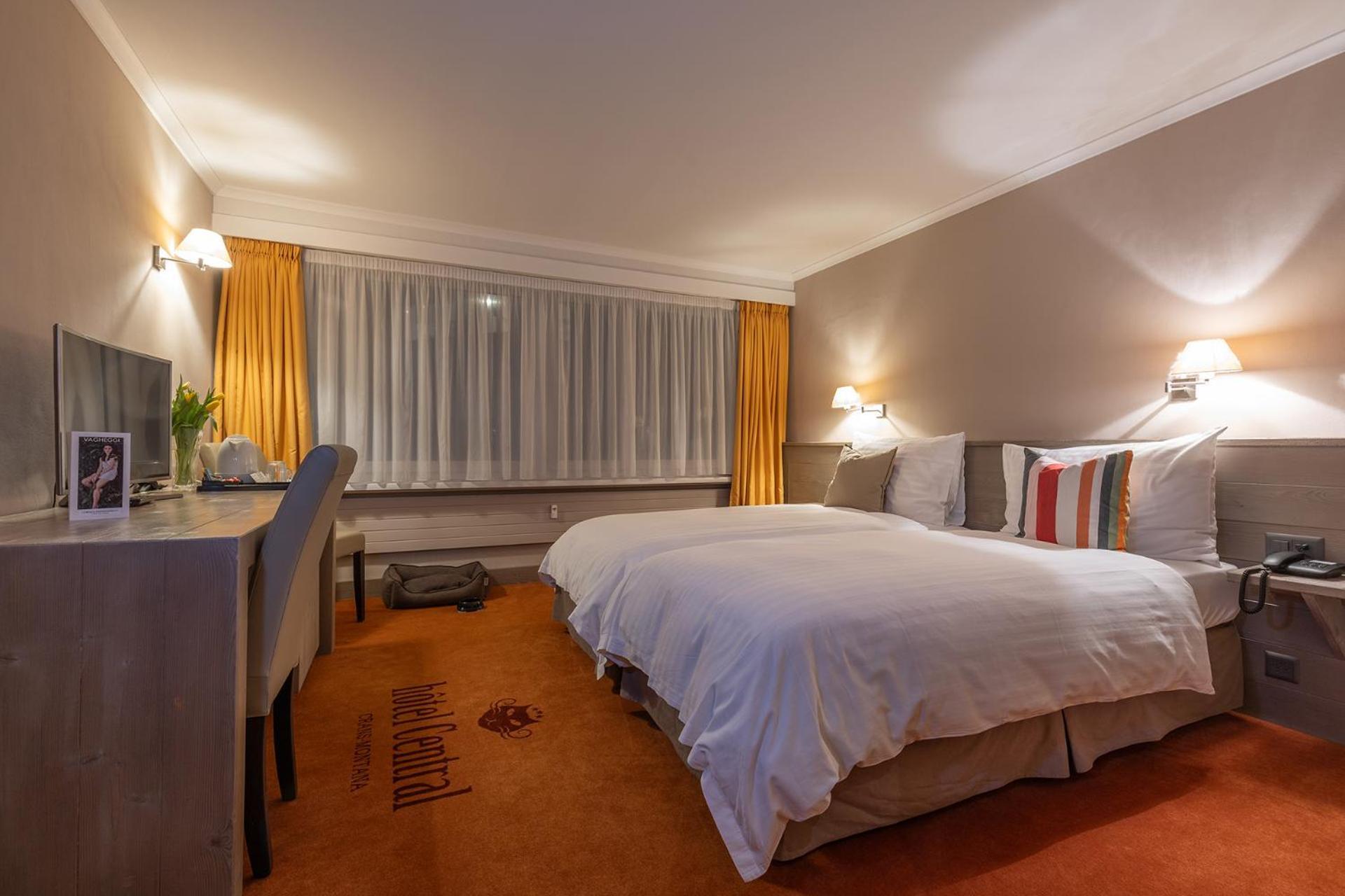 Hotel Central, Spa & Lounge Bar Кран-Монтана Экстерьер фото